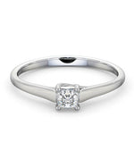 Certified Lucy Platinum Diamond Engagement Ring 0.25ct-g-h/si