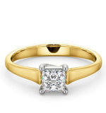 Certified Lucy 18k Gold Diamond Engagement Ring 0.50ct-f-g/vs