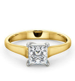 Certified Lucy 18k Gold Diamond Engagement Ring 0.75ct-g-h/si