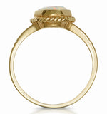 Opal 1.02ct 9k Yellow Gold Ring