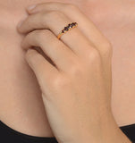 Garnet Ring 9k Yellow Gold Item A3790