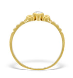 9k Gold Diamond Solitaire Ring - A3891