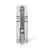 Amy  0.37ct H/si Diamond And White Gold Wedding Ring