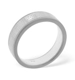 Mens 0.07ct G/vs Diamond Platinum Dress Ring
