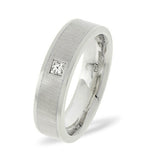 Leah Platinum Diamond Wedding Ring 0.07ct H/si