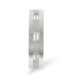 Lilly 3 Stone Platinum Diamond Wedding Ring 0.14ct G/vs