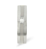 Mens 0.07ct H/si Diamond Platinum Dress Ring