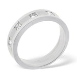 Lauren  0.35ct H/si Diamond And White Gold Wedding Ring