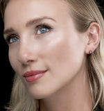 Sapphire 0.40ct And Diamond 9k Yellow Gold Earrings
