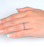 Ruby 0.16ct And Diamond 9k Gold Ring