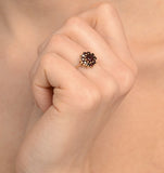 Garnet Ring 9k Yellow Gold