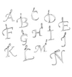 9k White Gold Diamond Initial 't' Necklace 0.05ct