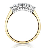 Grace 18k Gold 5 Stone Diamond Eternity Ring 0.33ct
