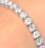 Diamond Tennis Bracelet Chloe 6.00ct Premium Claw Set 18k White Gold