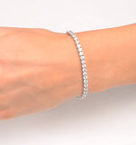 Diamond Tennis Bracelet Chloe 6.00ct Premium Claw Set 18k White Gold