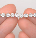 Ava Diamond Cluster Bracelet 3.00ct G/vs Quality Set In 18k White Gold