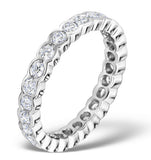 Eternity Ring Emily Diamond 1.15ct H/si And 18k White Gold
