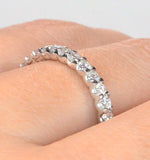 Eternity Ring Chloe 18k White Gold Diamond 1.00ct H/si