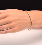 1ct Diamond Tennis Bracelet Claw Set In 9k Yellow Gold