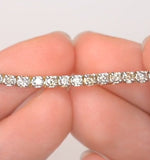 2ct Diamond Tennis Bracelet Claw Set In 9k Yellow Gold