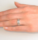 18k White Gold Brilliant H/si Diamond Ring