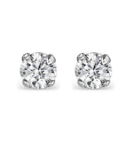 Diamond Stud Earrings 4.1mm 18k Gold - 0.50ct - F-g/vs