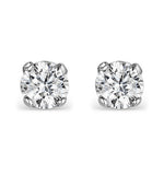 Diamond Stud Earrings 4.5mm 18k Gold - 0.66ct - G-h/si