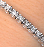 Silver Diamond Set 0.57ct Tennis Bracelet