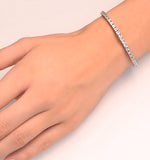 Silver Diamond Set 0.57ct Tennis Bracelet