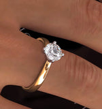 Certified 1.00ct Lily 18k Gold Engagement Ring G/si2