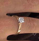 Engagement Ring Certified 0.90ct Petra 18k Gold  E/vs1