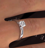 Engagement Ring Certified 0.90ct Petra Platinum G/si1