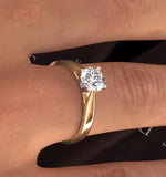 Engagement Ring Certified 1.00ct Petra 18k Gold  E/vs1