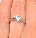 2 Carat Diamond Engagement Ring Petra Lab H/si1 Igi Certified Platinum