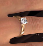 Engagement Ring Certified 1.00ct Petra 18k Gold  G/si2