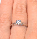 Engagement Ring Certified 0.50ct Petra 18k White Gold G/si2