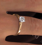 Engagement Ring Certified 0.70ct Petra 18k Gold  E/vs1