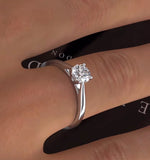 Engagement Ring Certified 0.70ct Petra 18k White Gold G/si2